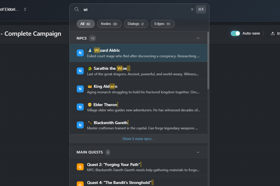 Global Search Preview